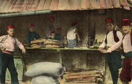 * T3 Bosanska Pekara / Bosnische Baeckerei / Bosnian Bakery, Folklore, Traditional Costume. W. L. Bp. 1910. No. 9. (szak - Zonder Classificatie