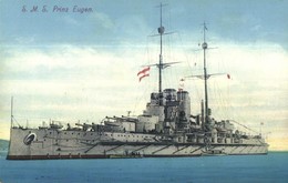 * T2 SMS Prinz Eugen Osztrak-Magyar Haditengereszet Tegetthoff-osztalyu Csatahajoja / K.u.K. Kriegsmarine / WWI Austro-H - Non Classificati