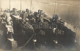 ** T2 K.u.K. Kriegsmarine Torpedoboote: 66 F (ex Skorpion), 71 F (ex Molch), 59 T (ex Moeve), 52 T (ex Anaconda) / Osztr - Sin Clasificación