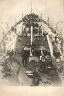 ** T2 SMS Prinz Eugen Osztrak-Magyar Haditengereszet Tegetthoff-osztalyu Csatahajoja, Els? Ket Torony 3-3 Loeveggel / K. - Ohne Zuordnung