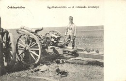 T2 Oerkeny-tabor. Agyukatasztrofa A Robbanas Helyszinevel. Wassermann Vilmos Kiadasa / K.u.K. Military, Cannon Disaster  - Non Classés