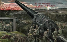 T2 42-es Mozsar, A 'koever Berta' / WWI K.u.K. Military, 42 Cm Giant Cannon - Unclassified