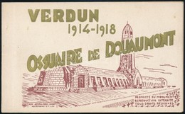 ** 1914-1918 Verdun, Ossuaire De Douaumont / Ossuary Of Douaumont - WWI Military Postcard Booklet With 10 Postcards, Her - Non Classés