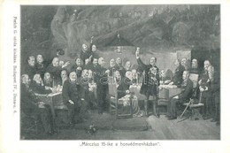 ** T2/T3 Marcius 15. Uennepseg A Honved Menhazban, Oereg Honvedek. Ferich G. Utoda Kiadasa / March 15th Celebration Of T - Non Classificati