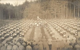 T2/T3 1916 Osztrak-magyar H?soek Temet?je A Szloven Sternthal Bei Pettau-nal, Mindenszentekkori Istentisztelet / WWI K.u - Ohne Zuordnung