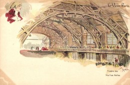 ** T1 Le Vieux Paris, Theatre Des Vieilles Halles. Litho S: A. Robida - Ohne Zuordnung