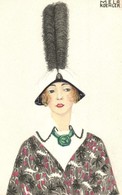 ** T1 Lady With Feather Hat. B.K.W.I. 481-6. S: Mela Koehler - Non Classés