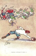 T2/T3 Taking A Penalty Kick. Football Art Postcard (EK) - Non Classés