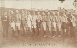 ** T2 1920 Botos Csoport Labdarugo Csapat, Csoportkep / Hungarian Football Team, Group Photo - Sin Clasificación