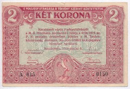 Kecskemet 1919.06.05. 2K Penzutalvany T:III,III- - Zonder Classificatie