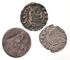 1630K-B Denar Ag 'II. Ferdinand' (0,46g) + 1635K-B Denar Ag 'II. Ferdinand' (0,47g) + 1703K-B Duarius 'I. Lipot' (0,54g) - Non Classés