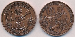 Fritz Mihaly (1947-) 2001. 'III. Andras' Br Emlekerem (42,5mm) + 2002. 'Maria Terezia' Br Emlekerem (42,5mm) T:1-,2
Adam - Unclassified