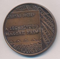 Rajki Laszlo (1939-) 1992. 'AFESZek Bekes Megyei Szoevetsege' Br Emlekerem (42mm) T:1- - Ohne Zuordnung