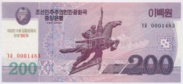 Eszak-Korea 1997 (2008). 200W T:I-,II
North Korea 1997 (2008). 200 Won C:AU,XF - Unclassified