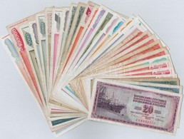 Jugoszlavia 1968-1993. 31db-os Bankjegy Tetel T:III,III-
Yugoslavia 1968-1993. 31pcs Of Banknotes C:F,VG - Unclassified
