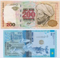 Kazahsztan 1999. 200T + 2017. 500T T:I-,II
Kazakhstan 1999. 200 Tenge + 2017. 500 Tenge C:AU,XF - Sin Clasificación