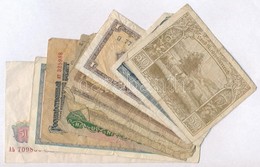10db-os Vegyes Kuelfoeldi Bankjegy Es Szueksegpenz Tetel, Koezte Bulgaria 1951. 50L, Szovjetunio 1947. 1R T:III,III-,IV
 - Unclassified