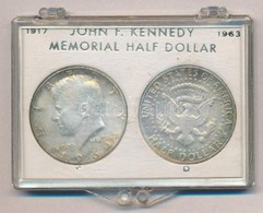 Amerikai Egyesuelt Allamok 1964-1964D 1/2$ Ag 'Kennedy' (2xklf) Plasztik Tokban T:1-
USA 1964-1964D 1/2 Dollar Ag 'Kenne - Unclassified