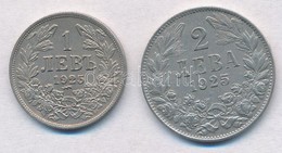 Bulgaria 1925. 1L Cu-Ni + 2L Cu-Ni T:1-
Bulgaria 1925. 1 Lev Cu-Ni + 2 Leva Cu-Ni C:AU - Zonder Classificatie