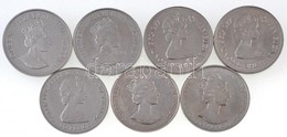 Falkland Szigetek 1977. 50p Cu-Ni 'A Kiralyn? Ezuest Jubileuma' + 1982. 50p Cu-Ni 'Az Argentin Megszallas Vege' + 1985.  - Zonder Classificatie