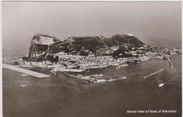 Vue Aérienne De Gibraltar,gibraltar From The Air,conquise à L'espagne  En 1704,aerial View Of Rock - Gibilterra