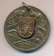 Nemetorszag DN 'Barbarossa 1525 / Halt Ein Mars Genug Vergossen Blut' Fem Medal Furt Lyukkal, Fuellel (32,5mm) T:2
Germa - Ohne Zuordnung