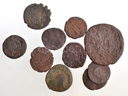 10db-os Vegyes Romai Rezpenz Tetel T:3,3-
10pcs Of Various Roman Copper Coins C:F,VG - Unclassified