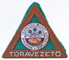 ~1950. 'Magyar Termeszetbarat Szoevetseg - Turavezet?' Zomancozott Fem Jelveny (35x42mm) T:2 - Ohne Zuordnung