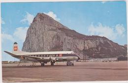 Gibraltar,l'aéroport,the North Side Of The Rock As Seen From The Airport,territoire D'outre Mer  Royaume Uni,depuis 1704 - Aeródromos