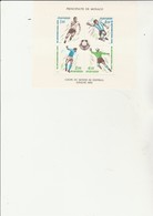 MONACO - BLOC FEUILLET N+ 21 NEUF XX - COUPE DU MONDE FOOT -ESPAGNE - 1982 - Blocks & Sheetlets