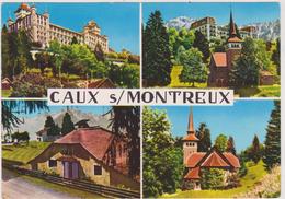 SUISSE,HELVETIA,SWISS,switzerland,schweiz,SVIZZERA ,MONTREUX,vaud,riviera Pays Enhaut,CAUX EN 1962,4 Vues - Montreux
