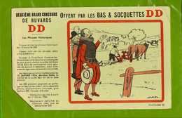 BUVARD & Blotter Paper : Bas Socquettes DD. Henri IV Les Labours  Signé Gad  Phrase C - Chaussures