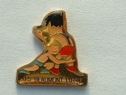 Pin's  LUTTE - U.S BEAUMONT - Wrestling