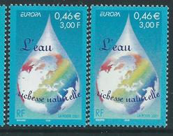 [20] Variétés : N° 3388 L'eau Afrique Bleue Au Lieu De Bleu-violet + Normal ** - Ungebraucht