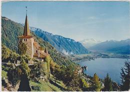 SUISSE,HELVETIA,SWISS,switzerland,schweiz,SVIZZERA ,MONTREUX,vaud,riviera  Pays Enhaut,eglise Glion,1963 - Montreux