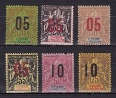 St Pierre Et Mqn N°97*,98*,9+9*,100*,10.2*,103* - Unused Stamps