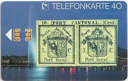 Germany - Briefmarken 2 - Doppel-Genf - E 02-08.91 - 30.000ex, Used - E-Series : Edición Del Correo Alemán