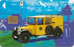 Germany - Historische Postautos 1 - Landpostkraftwagen (1928) - E 09-09.93 - 50.000ex, Used - E-Series: Editionsausgabe Der Dt. Postreklame