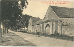 Cpa MEURSAULT (Côte D'Or) 21 - 1909 - Ancienne Léproserie XIIe Siècle Et Route De Beaune - Meursault