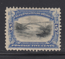 USA 1901 MH Scott #297 5c Bridge At Niagara Falls Pan-American Exposition - Unused Stamps