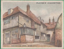 Chromo John Player & Sons, Player's Cigarettes, Architectural Beauties - Mermaid Inn, Rye N°18 - Player's