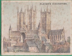 Chromo John Player & Sons, Player's Cigarettes, Architectural Beauties - Lincoln Cathedral N°13 - Player's