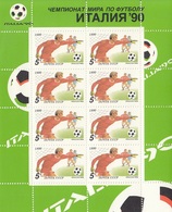 USSR 6088,unused Mini Sheet,football - Unused Stamps