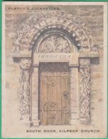 Chromo John Player & Sons, Player's Cigarettes, Architectural Beauties - South Door, Kilpeck Church N°12 - Player's