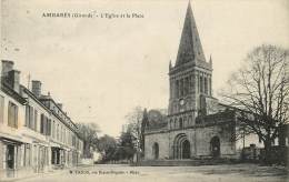 AMBARES EGLISE ET LA PLACE - Sonstige & Ohne Zuordnung