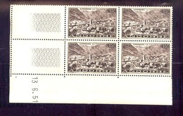 ANDORRE FRANCAIS - YT 132 - CD De 4 TP ** -  Du 13/06/1951 - Correo Aéreo