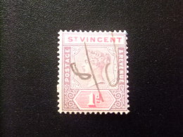 ST. VINCENT SAINT VINCENT 1899 REINE VICTORIA Yvert 47 FU- SG N 68 FU - St.Vincent (...-1979)