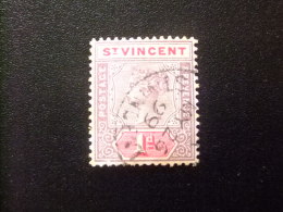 ST. VINCENT SAINT VINCENT 1899 REINE VICTORIA Yvert 47 FU - SG N 68 FU - St.Vincent (...-1979)