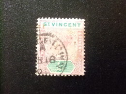 ST. VINCENT SAINT VINCENT 1899 REINE VICTORIA Yvert 46 FU- SG N 67 FU - St.Vincent (...-1979)