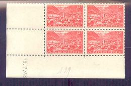 ANDORRE FRANCAIS - YT 129 - CD De 4 TP ** -  Du 09/07/1948 - Correo Aéreo